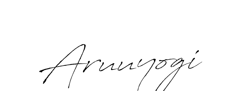 Design your own signature with our free online signature maker. With this signature software, you can create a handwritten (Antro_Vectra) signature for name Aruuyogi. Aruuyogi signature style 6 images and pictures png