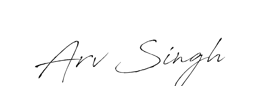 if you are searching for the best signature style for your name Arv Singh. so please give up your signature search. here we have designed multiple signature styles  using Antro_Vectra. Arv Singh signature style 6 images and pictures png