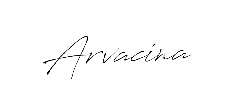 Arvacina stylish signature style. Best Handwritten Sign (Antro_Vectra) for my name. Handwritten Signature Collection Ideas for my name Arvacina. Arvacina signature style 6 images and pictures png