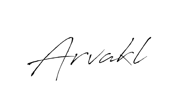 Make a beautiful signature design for name Arvakl. With this signature (Antro_Vectra) style, you can create a handwritten signature for free. Arvakl signature style 6 images and pictures png