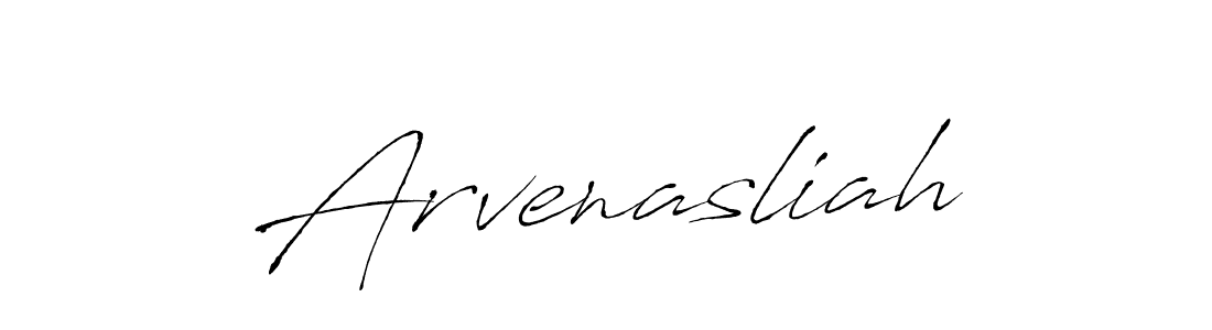 How to make Arvenasliah name signature. Use Antro_Vectra style for creating short signs online. This is the latest handwritten sign. Arvenasliah signature style 6 images and pictures png