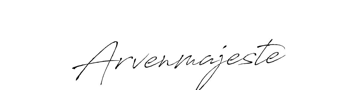 Antro_Vectra is a professional signature style that is perfect for those who want to add a touch of class to their signature. It is also a great choice for those who want to make their signature more unique. Get Arvenmajeste name to fancy signature for free. Arvenmajeste signature style 6 images and pictures png