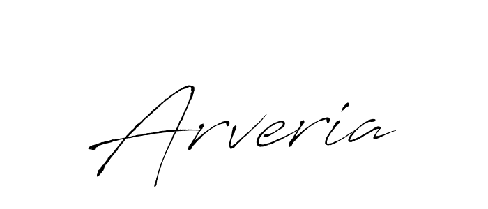 Arveria stylish signature style. Best Handwritten Sign (Antro_Vectra) for my name. Handwritten Signature Collection Ideas for my name Arveria. Arveria signature style 6 images and pictures png