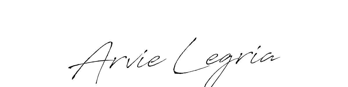 Design your own signature with our free online signature maker. With this signature software, you can create a handwritten (Antro_Vectra) signature for name Arvie Legria. Arvie Legria signature style 6 images and pictures png