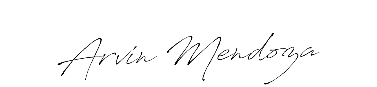 How to make Arvin Mendoza signature? Antro_Vectra is a professional autograph style. Create handwritten signature for Arvin Mendoza name. Arvin Mendoza signature style 6 images and pictures png