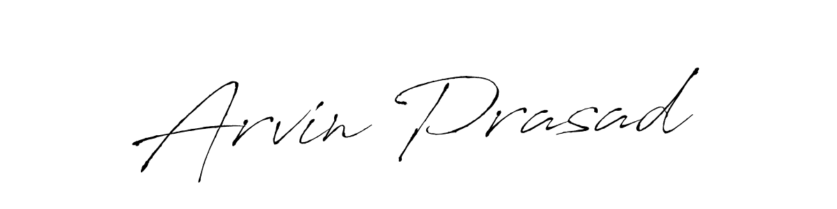 Arvin Prasad stylish signature style. Best Handwritten Sign (Antro_Vectra) for my name. Handwritten Signature Collection Ideas for my name Arvin Prasad. Arvin Prasad signature style 6 images and pictures png