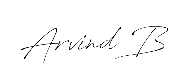 Use a signature maker to create a handwritten signature online. With this signature software, you can design (Antro_Vectra) your own signature for name Arvind B. Arvind B signature style 6 images and pictures png