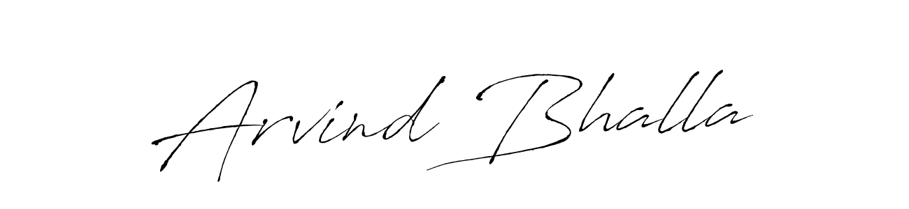 Arvind Bhalla stylish signature style. Best Handwritten Sign (Antro_Vectra) for my name. Handwritten Signature Collection Ideas for my name Arvind Bhalla. Arvind Bhalla signature style 6 images and pictures png