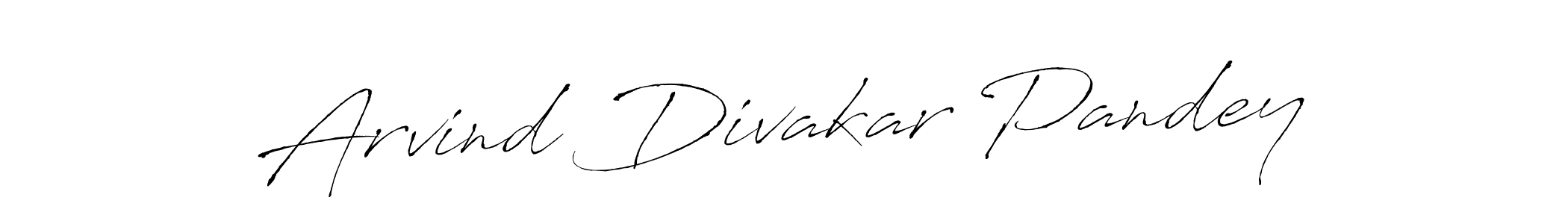Make a beautiful signature design for name Arvind Divakar Pandey. With this signature (Antro_Vectra) style, you can create a handwritten signature for free. Arvind Divakar Pandey signature style 6 images and pictures png