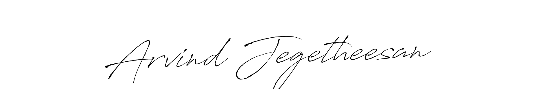 Create a beautiful signature design for name Arvind Jegetheesan. With this signature (Antro_Vectra) fonts, you can make a handwritten signature for free. Arvind Jegetheesan signature style 6 images and pictures png