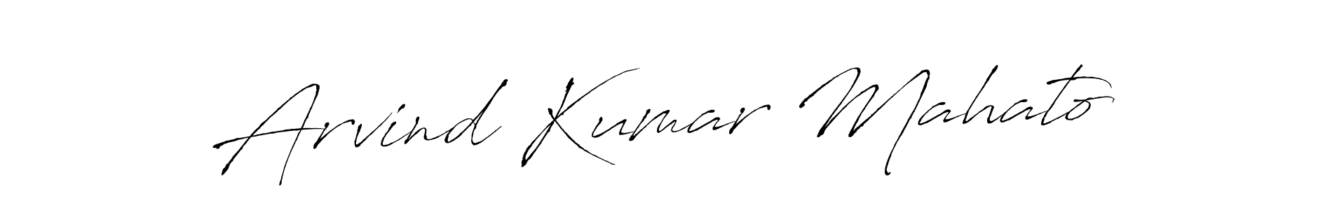 The best way (Antro_Vectra) to make a short signature is to pick only two or three words in your name. The name Arvind Kumar Mahato include a total of six letters. For converting this name. Arvind Kumar Mahato signature style 6 images and pictures png