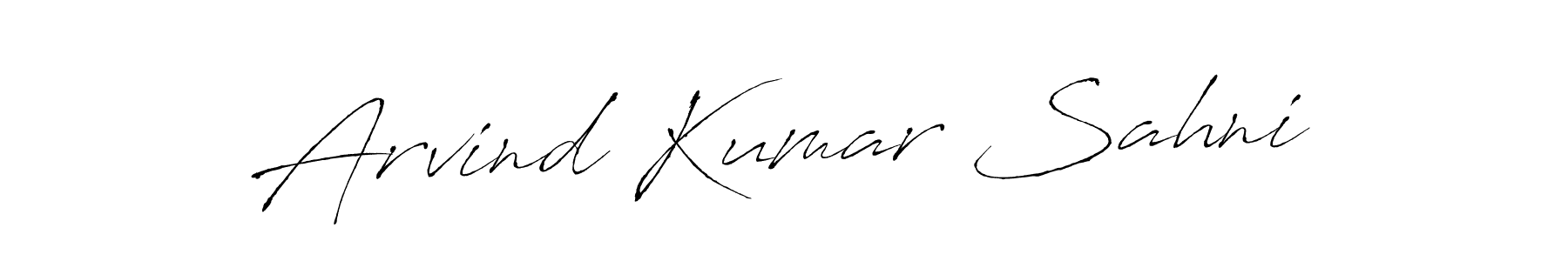 Design your own signature with our free online signature maker. With this signature software, you can create a handwritten (Antro_Vectra) signature for name Arvind Kumar Sahni. Arvind Kumar Sahni signature style 6 images and pictures png