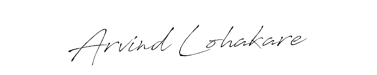 Antro_Vectra is a professional signature style that is perfect for those who want to add a touch of class to their signature. It is also a great choice for those who want to make their signature more unique. Get Arvind Lohakare name to fancy signature for free. Arvind Lohakare signature style 6 images and pictures png
