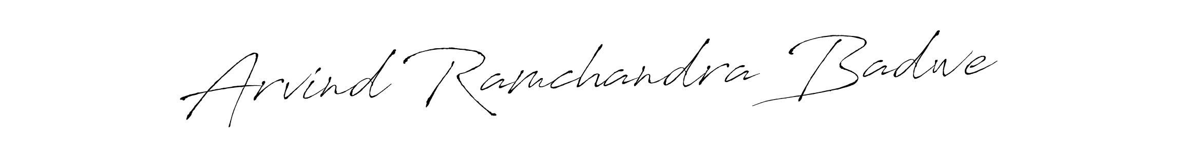 Create a beautiful signature design for name Arvind Ramchandra Badwe. With this signature (Antro_Vectra) fonts, you can make a handwritten signature for free. Arvind Ramchandra Badwe signature style 6 images and pictures png