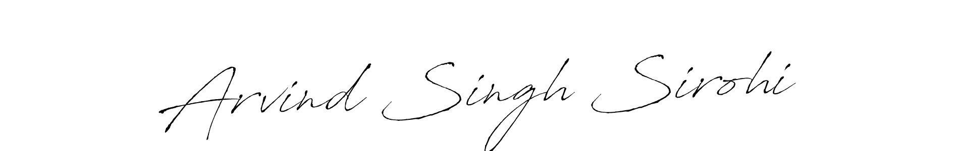 It looks lik you need a new signature style for name Arvind Singh Sirohi. Design unique handwritten (Antro_Vectra) signature with our free signature maker in just a few clicks. Arvind Singh Sirohi signature style 6 images and pictures png