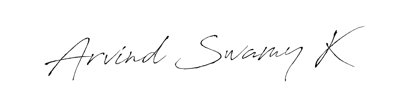 Create a beautiful signature design for name Arvind Swamy K. With this signature (Antro_Vectra) fonts, you can make a handwritten signature for free. Arvind Swamy K signature style 6 images and pictures png