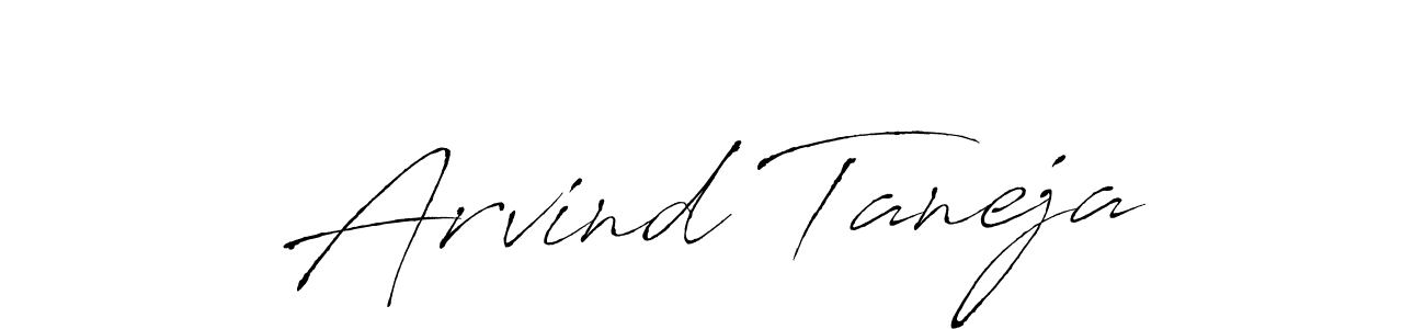 The best way (Antro_Vectra) to make a short signature is to pick only two or three words in your name. The name Arvind Taneja include a total of six letters. For converting this name. Arvind Taneja signature style 6 images and pictures png