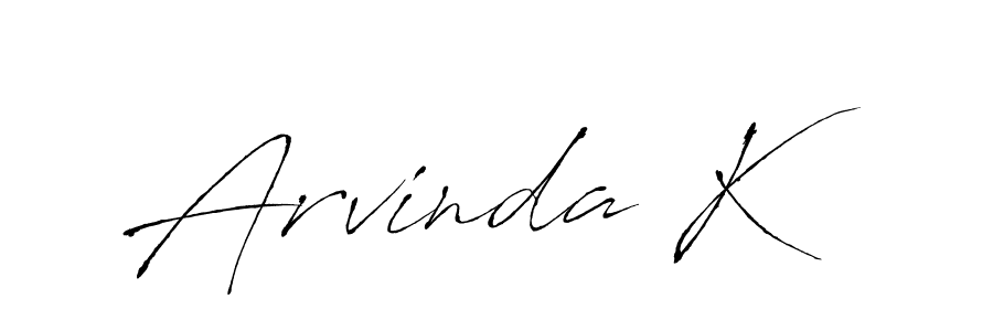 Antro_Vectra is a professional signature style that is perfect for those who want to add a touch of class to their signature. It is also a great choice for those who want to make their signature more unique. Get Arvinda K name to fancy signature for free. Arvinda K signature style 6 images and pictures png