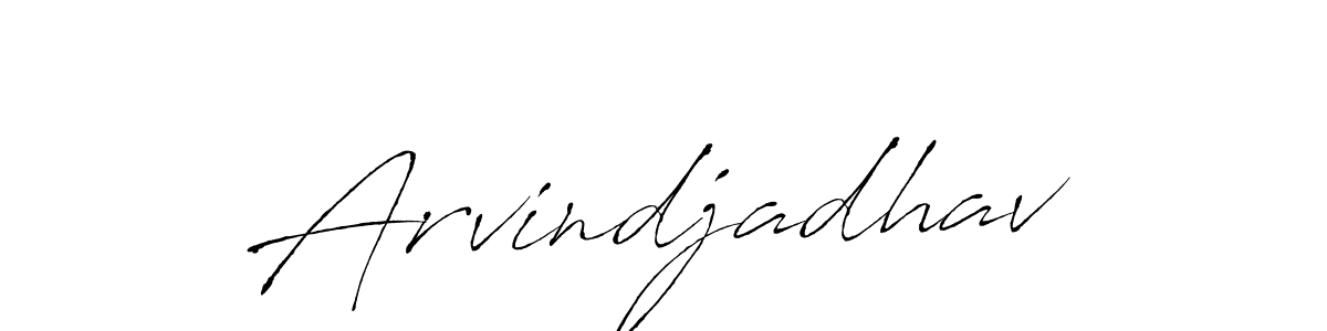 How to make Arvindjadhav signature? Antro_Vectra is a professional autograph style. Create handwritten signature for Arvindjadhav name. Arvindjadhav signature style 6 images and pictures png