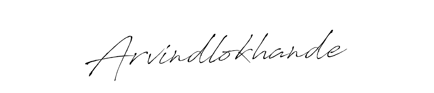 How to make Arvindlokhande signature? Antro_Vectra is a professional autograph style. Create handwritten signature for Arvindlokhande name. Arvindlokhande signature style 6 images and pictures png