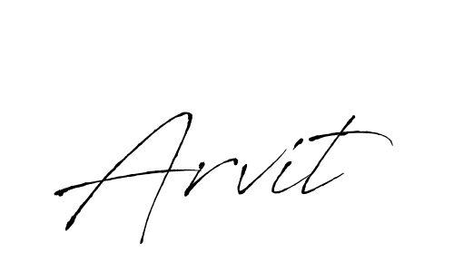 Make a beautiful signature design for name Arvit. With this signature (Antro_Vectra) style, you can create a handwritten signature for free. Arvit signature style 6 images and pictures png