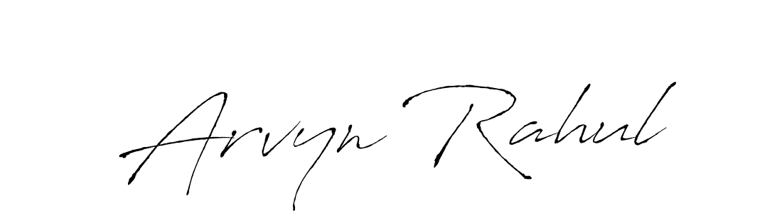 You can use this online signature creator to create a handwritten signature for the name Arvyn Rahul. This is the best online autograph maker. Arvyn Rahul signature style 6 images and pictures png