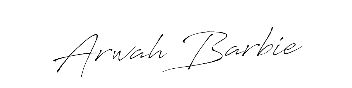 Arwah Barbie stylish signature style. Best Handwritten Sign (Antro_Vectra) for my name. Handwritten Signature Collection Ideas for my name Arwah Barbie. Arwah Barbie signature style 6 images and pictures png
