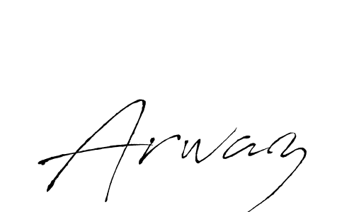 The best way (Antro_Vectra) to make a short signature is to pick only two or three words in your name. The name Arwaz include a total of six letters. For converting this name. Arwaz signature style 6 images and pictures png