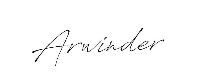 Create a beautiful signature design for name Arwinder. With this signature (Antro_Vectra) fonts, you can make a handwritten signature for free. Arwinder signature style 6 images and pictures png