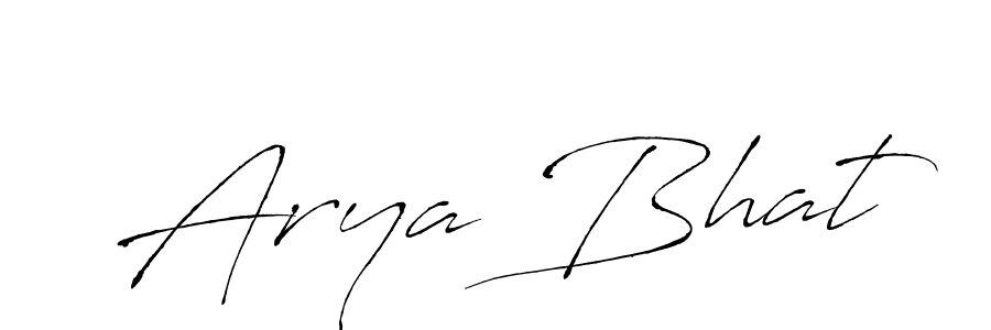 Make a beautiful signature design for name Arya Bhat. With this signature (Antro_Vectra) style, you can create a handwritten signature for free. Arya Bhat signature style 6 images and pictures png