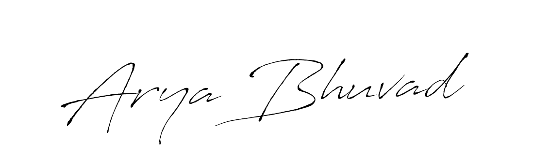 How to make Arya Bhuvad name signature. Use Antro_Vectra style for creating short signs online. This is the latest handwritten sign. Arya Bhuvad signature style 6 images and pictures png