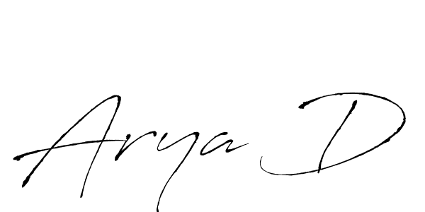 You should practise on your own different ways (Antro_Vectra) to write your name (Arya D) in signature. don't let someone else do it for you. Arya D signature style 6 images and pictures png