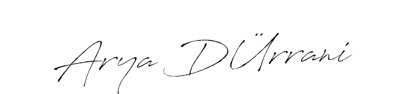 Once you've used our free online signature maker to create your best signature Antro_Vectra style, it's time to enjoy all of the benefits that Arya DÜrrani name signing documents. Arya DÜrrani signature style 6 images and pictures png