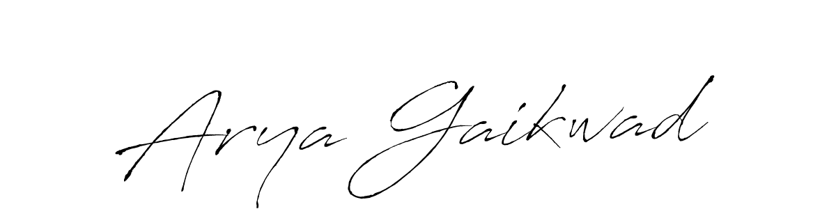 Also we have Arya Gaikwad name is the best signature style. Create professional handwritten signature collection using Antro_Vectra autograph style. Arya Gaikwad signature style 6 images and pictures png