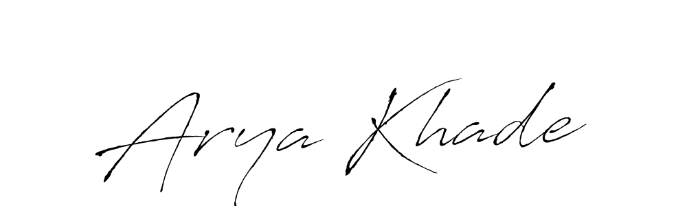 You should practise on your own different ways (Antro_Vectra) to write your name (Arya Khade) in signature. don't let someone else do it for you. Arya Khade signature style 6 images and pictures png