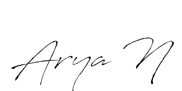 Once you've used our free online signature maker to create your best signature Antro_Vectra style, it's time to enjoy all of the benefits that Arya N name signing documents. Arya N signature style 6 images and pictures png