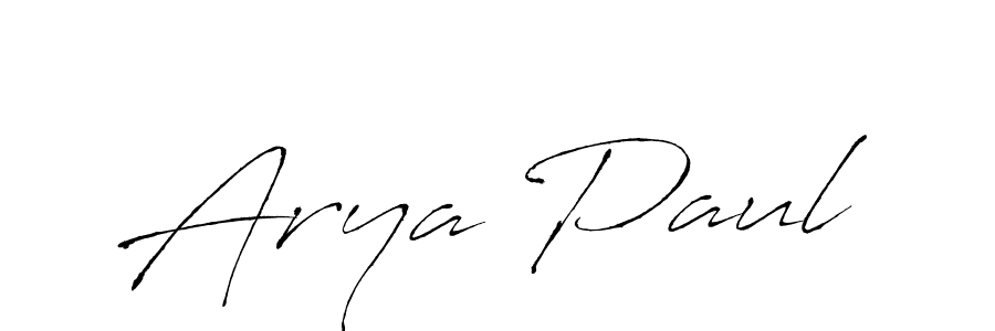 The best way (Antro_Vectra) to make a short signature is to pick only two or three words in your name. The name Arya Paul include a total of six letters. For converting this name. Arya Paul signature style 6 images and pictures png