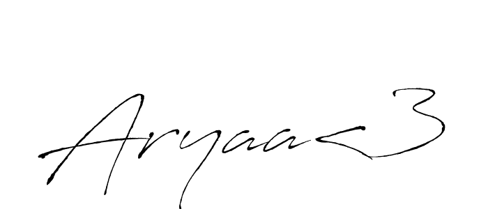 It looks lik you need a new signature style for name Aryaa<3. Design unique handwritten (Antro_Vectra) signature with our free signature maker in just a few clicks. Aryaa<3 signature style 6 images and pictures png