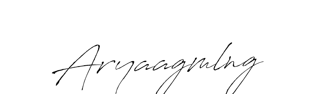 Create a beautiful signature design for name Aryaagmlng. With this signature (Antro_Vectra) fonts, you can make a handwritten signature for free. Aryaagmlng signature style 6 images and pictures png