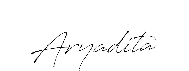 Use a signature maker to create a handwritten signature online. With this signature software, you can design (Antro_Vectra) your own signature for name Aryadita. Aryadita signature style 6 images and pictures png