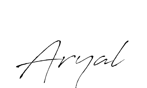 Create a beautiful signature design for name Aryal. With this signature (Antro_Vectra) fonts, you can make a handwritten signature for free. Aryal signature style 6 images and pictures png