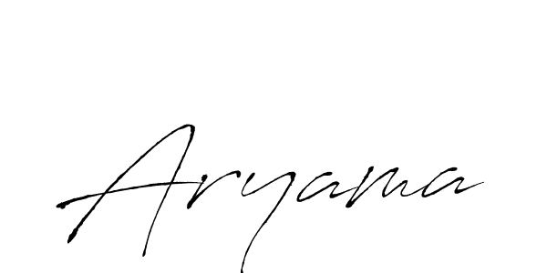 How to make Aryama signature? Antro_Vectra is a professional autograph style. Create handwritten signature for Aryama name. Aryama signature style 6 images and pictures png