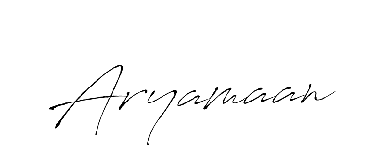 How to make Aryamaan signature? Antro_Vectra is a professional autograph style. Create handwritten signature for Aryamaan name. Aryamaan signature style 6 images and pictures png