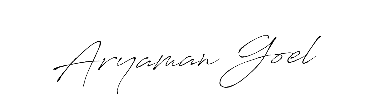 How to make Aryaman Goel signature? Antro_Vectra is a professional autograph style. Create handwritten signature for Aryaman Goel name. Aryaman Goel signature style 6 images and pictures png