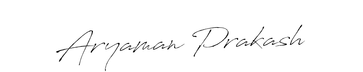 Create a beautiful signature design for name Aryaman Prakash. With this signature (Antro_Vectra) fonts, you can make a handwritten signature for free. Aryaman Prakash signature style 6 images and pictures png