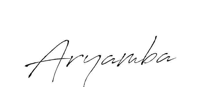 How to make Aryamba signature? Antro_Vectra is a professional autograph style. Create handwritten signature for Aryamba name. Aryamba signature style 6 images and pictures png