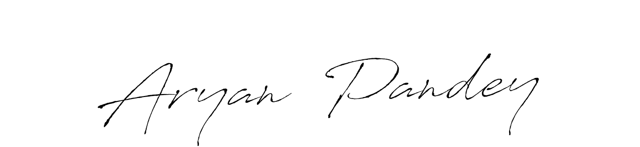 Similarly Antro_Vectra is the best handwritten signature design. Signature creator online .You can use it as an online autograph creator for name Aryan  Pandey. Aryan  Pandey signature style 6 images and pictures png