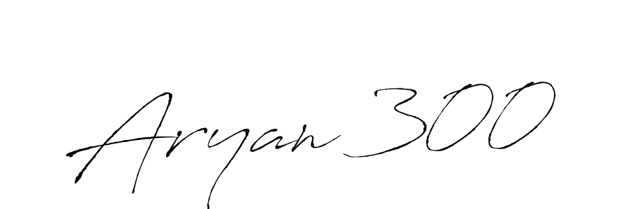 Create a beautiful signature design for name Aryan 300. With this signature (Antro_Vectra) fonts, you can make a handwritten signature for free. Aryan 300 signature style 6 images and pictures png