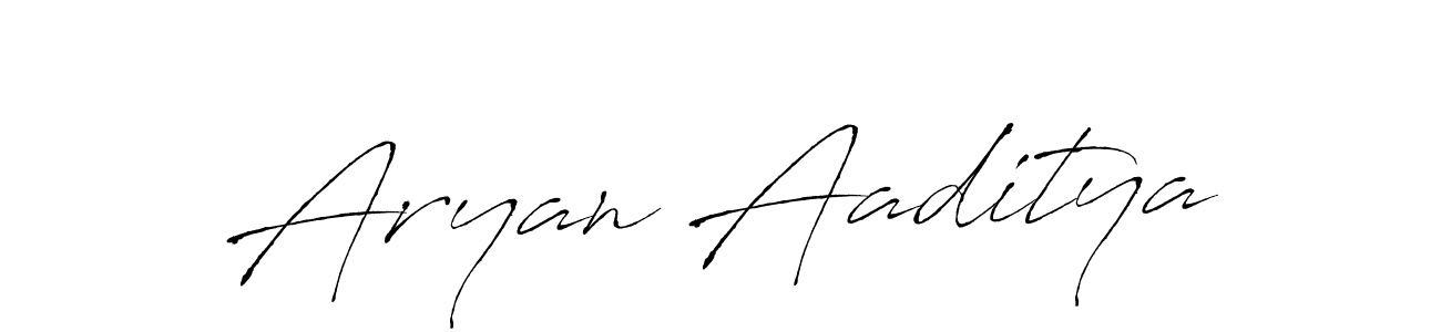 Aryan Aaditya stylish signature style. Best Handwritten Sign (Antro_Vectra) for my name. Handwritten Signature Collection Ideas for my name Aryan Aaditya. Aryan Aaditya signature style 6 images and pictures png