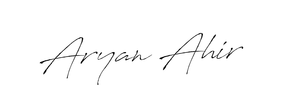This is the best signature style for the Aryan Ahir name. Also you like these signature font (Antro_Vectra). Mix name signature. Aryan Ahir signature style 6 images and pictures png
